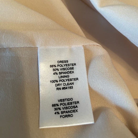 Jessica Simpson Boatneck 3/4 sleeve winter white dress - Picture 3 of 5